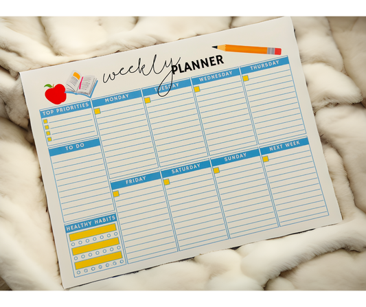 Weekly Planner Notepad - Teacher Collection