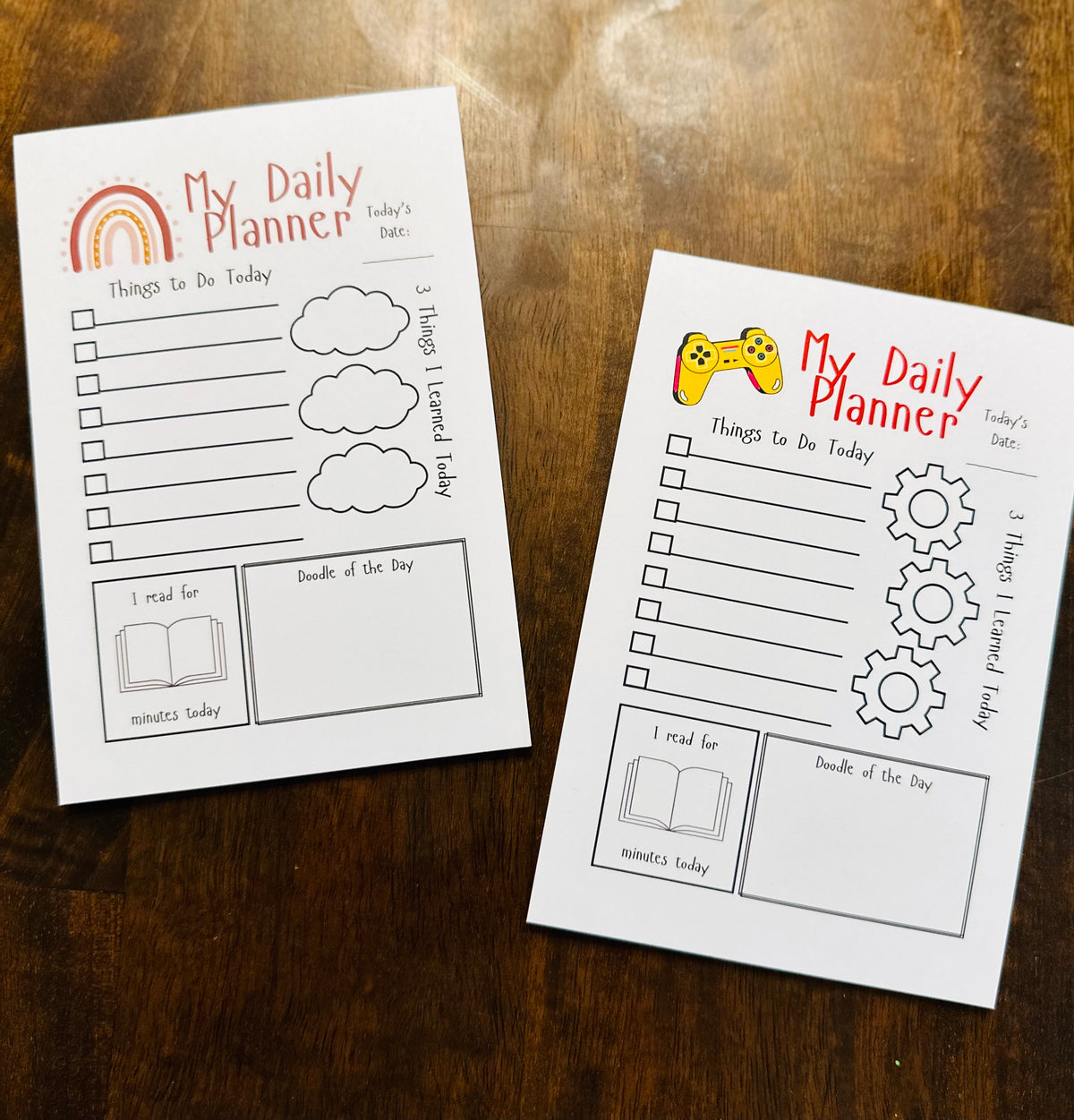 Kids Daily Planner - Rainbow